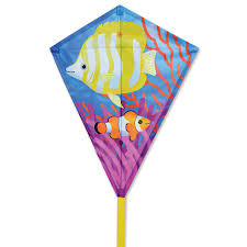 Tropical Fish Diamond Kite