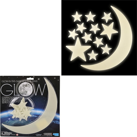 Glow-In-The-Dark Moon and Stars