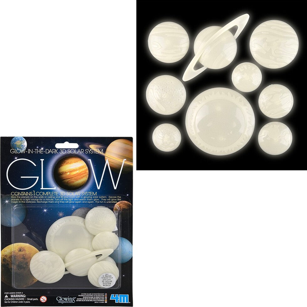 Glow-In-The-Dark 3D Solar System