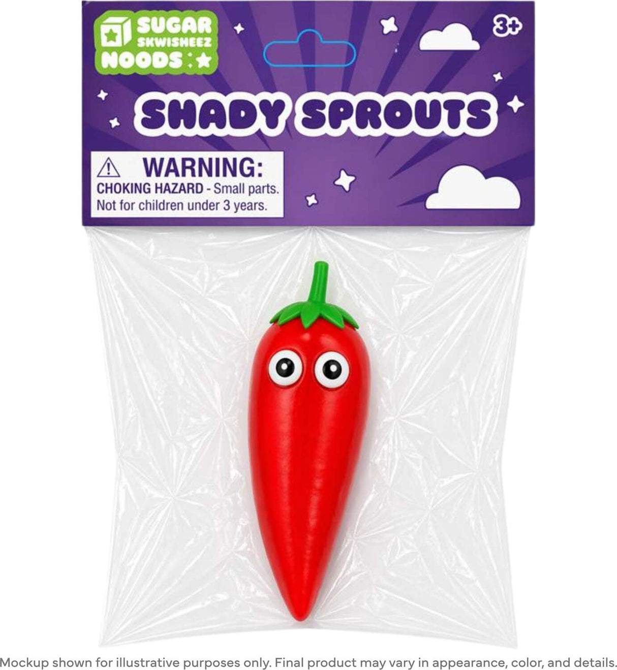 Sugar Skwisheez Noods Shady Sprouts (assorted)