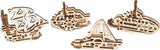 Ugears U-Fidgets Ships (4 Pcs)