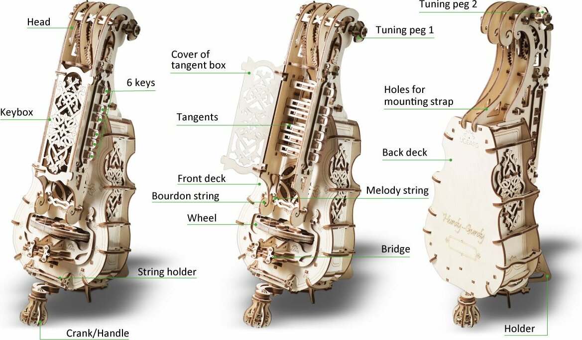 Ugears Hurdy-Gurdy