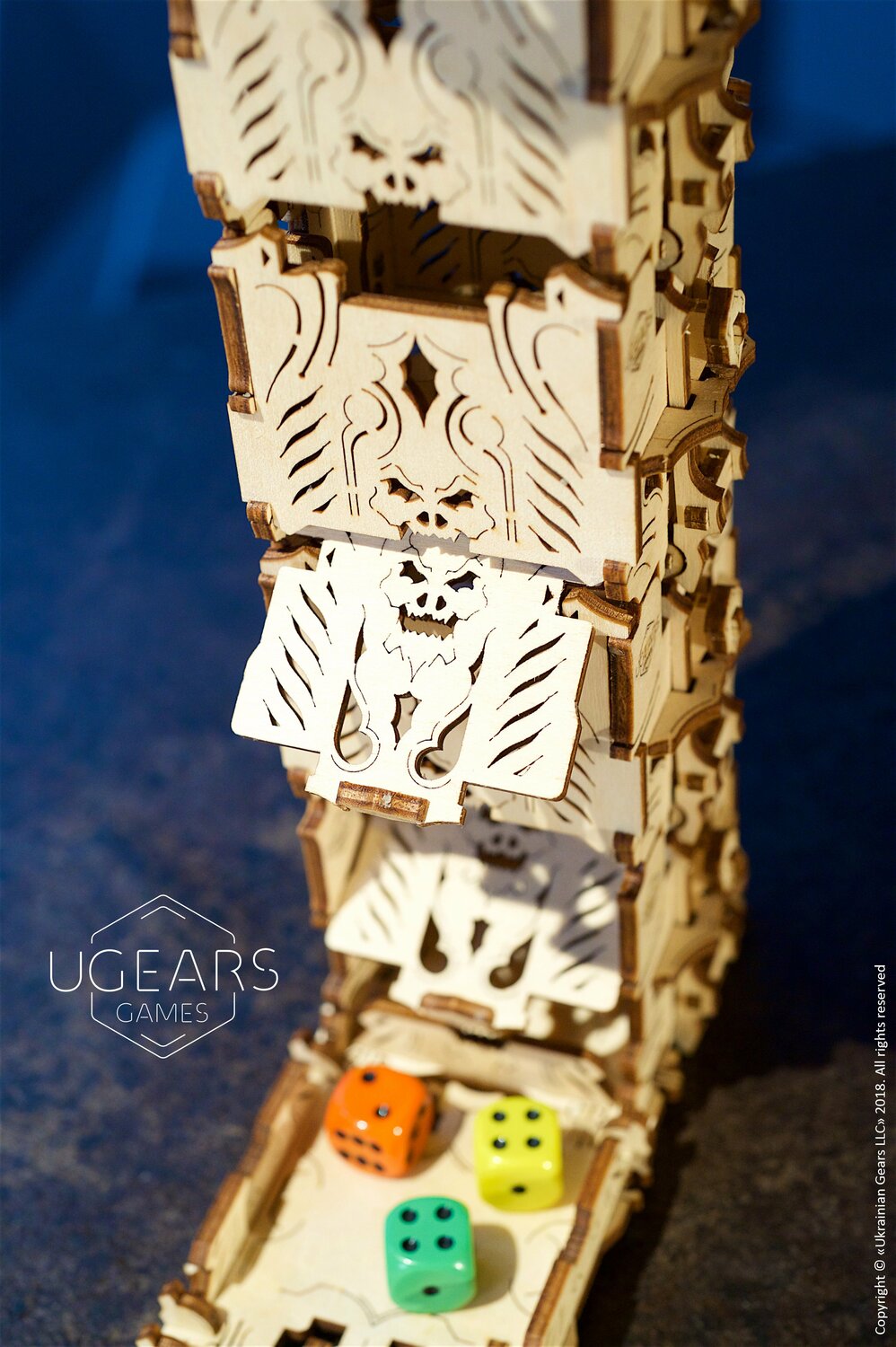 Ugears Games Dice Tower