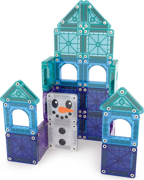 Magna-Tiles microMags Winter Wonder Travel Set (26-Piece)
