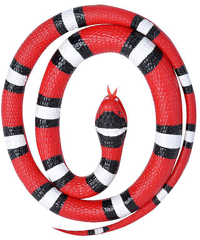 Scarlet Rubber Snake - 46"