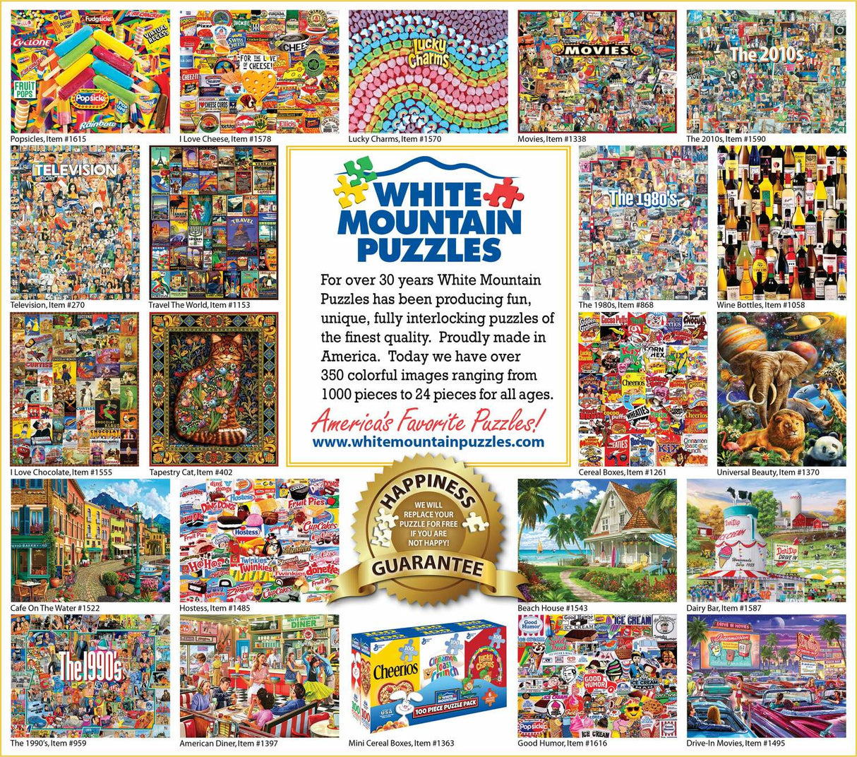 Things I Ate As A Kid Puzzle-White Mountain Puzzles