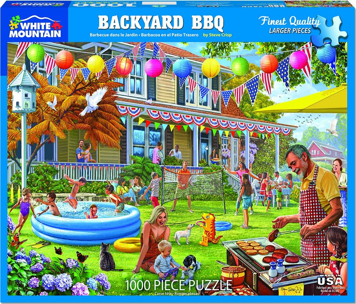 Backyard BBQ - 1000 Piece - White Mountain Puzzles