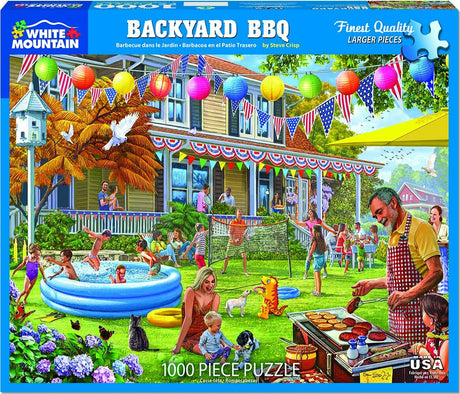 Backyard BBQ - 1000 Piece - White Mountain Puzzles