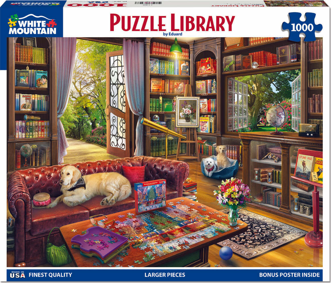 Puzzle Library - 1000 Piece Jigsaw Puzzle