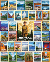 National Park Posters - 1000 Piece Jigsaw Puzzle