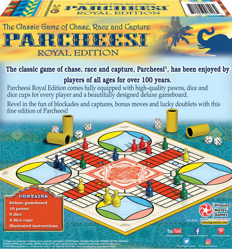 Kof Parcheesi Parcheesi Royal Edition – Dancing Bear Toys