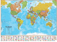 Blue Ocean Series World Laminated Wall Map